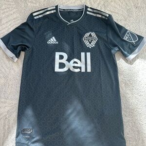 Adidas Vancouver Whitecaps FC Away Jersey Black/Silver Sz S
